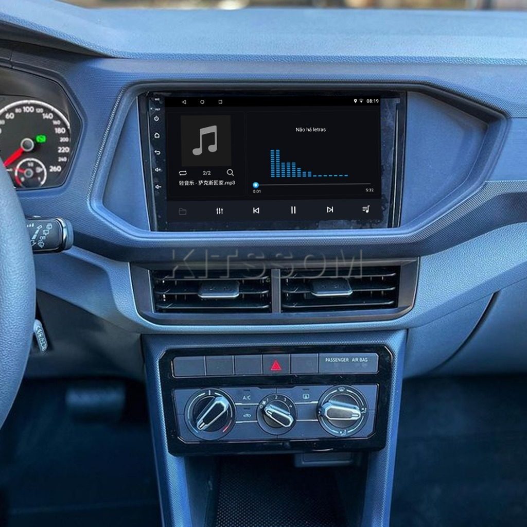 Multimídia Tcross 2018 2019 2020 2021 2022 V2 Carplay 9"-V2 CAR AUDIO-Kitssom