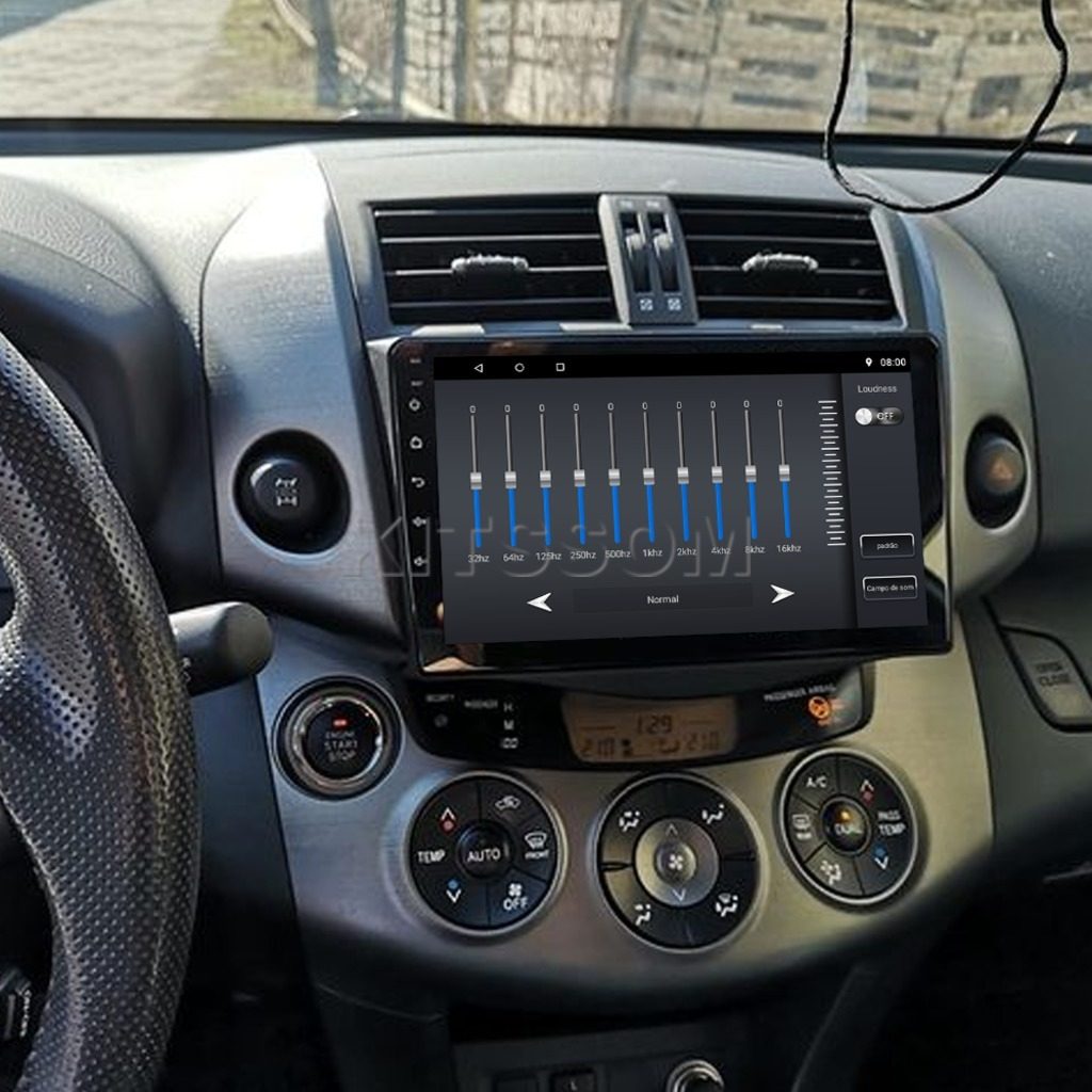 Multimídia Toyota RAV4 2009 2010 2011 2012 2013 V2 Carplay 9" 2006 2007 2008-V2 CAR AUDIO-Kitssom