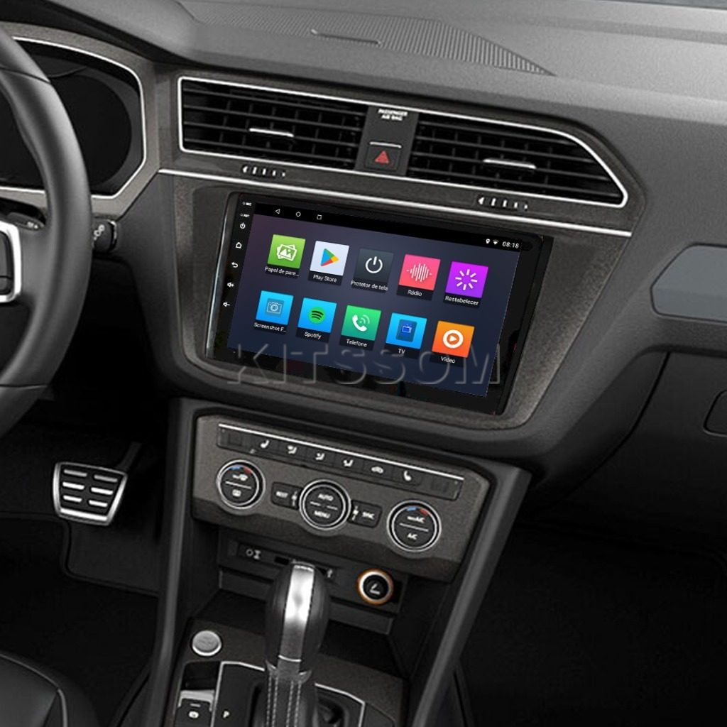Multimídia Tiguan 2018 2019 2020 2021 2022 2023 V2 Carplay 9"-V2 CAR AUDIO-Kitssom
