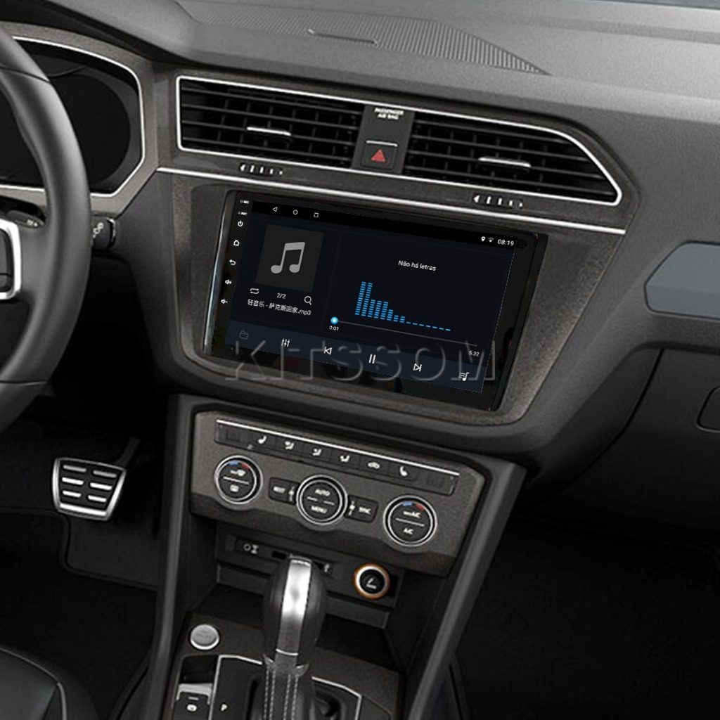 Multimídia Tiguan 2018 2019 2020 2021 2022 2023 V2 Carplay 9"-V2 CAR AUDIO-Kitssom
