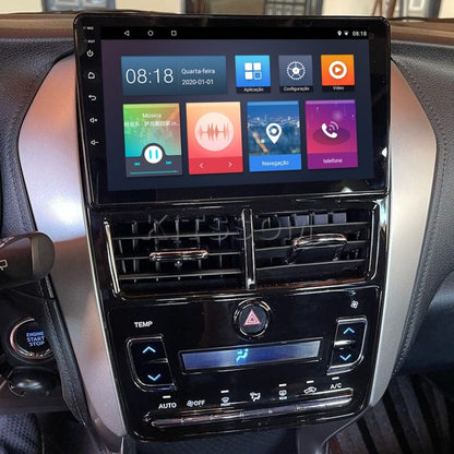 Multimídia Yaris 2018 2019 2020 2021 2022 AC DIG V2 Carplay 9" 2015 2016 2017-V2 CAR AUDIO-Kitssom