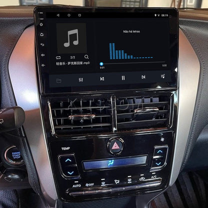 Multimídia Yaris 2018 2019 2020 2021 2022 AC DIG V2 Carplay 9" 2015 2016 2017-V2 CAR AUDIO-Kitssom