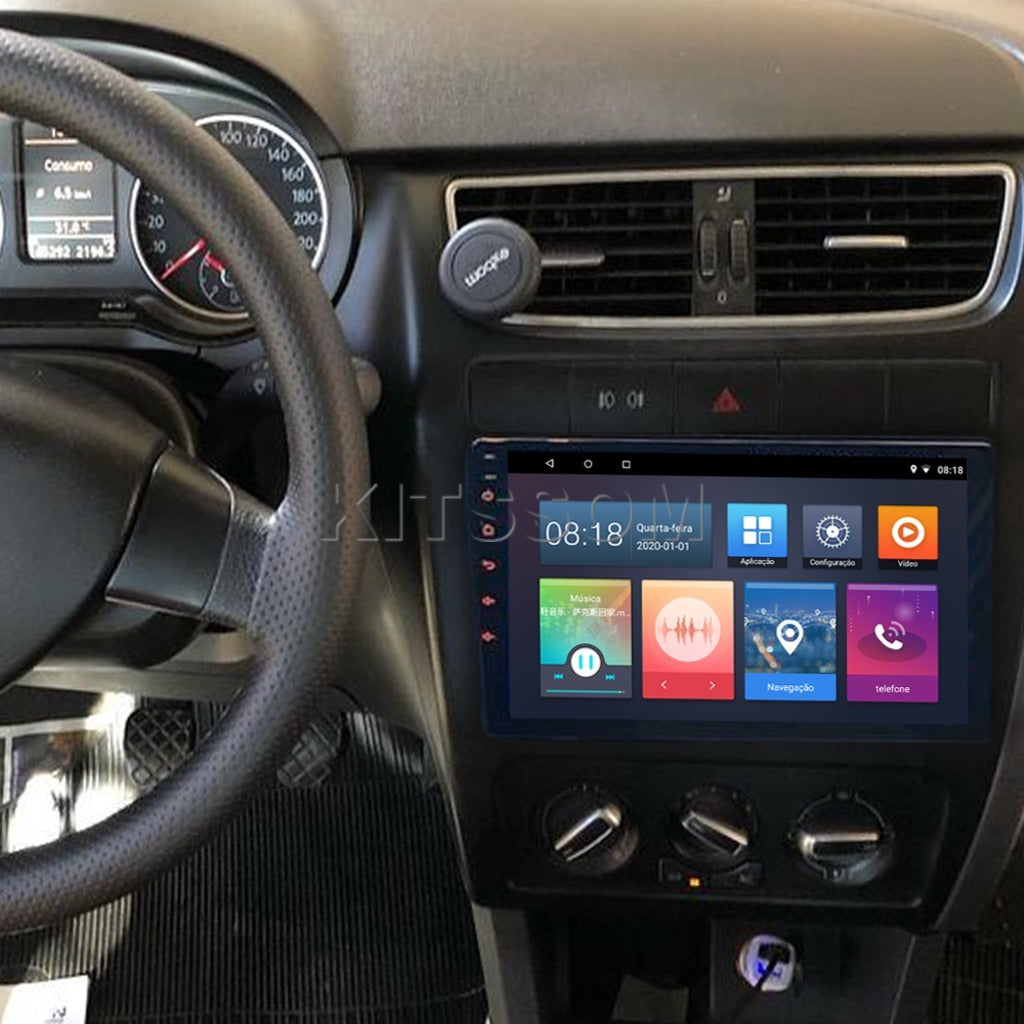 Multimídia Fox 2010 2011 2012 2013 V2 Carplay 9"-V2 CAR AUDIO-Kitssom