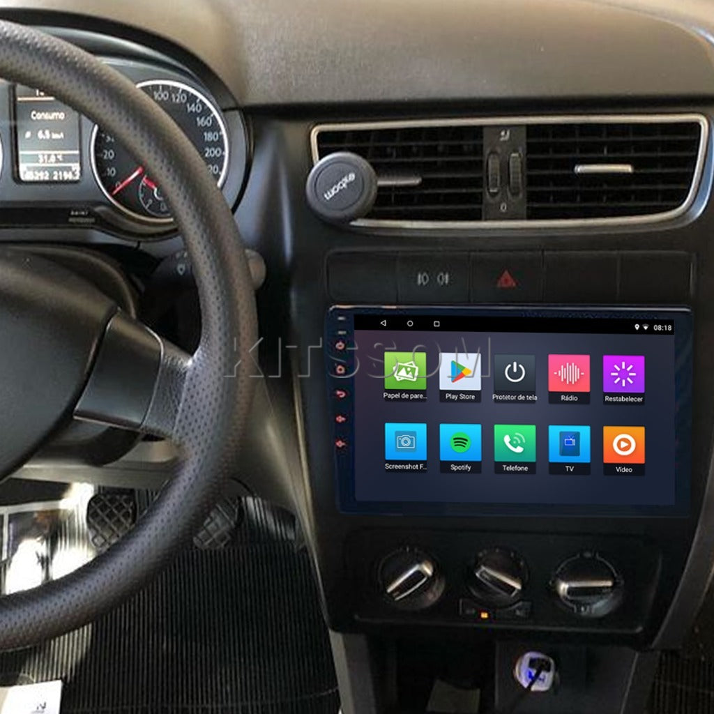 Multimídia Fox 2010 2011 2012 2013 V2 Carplay 9"-V2 CAR AUDIO-Kitssom