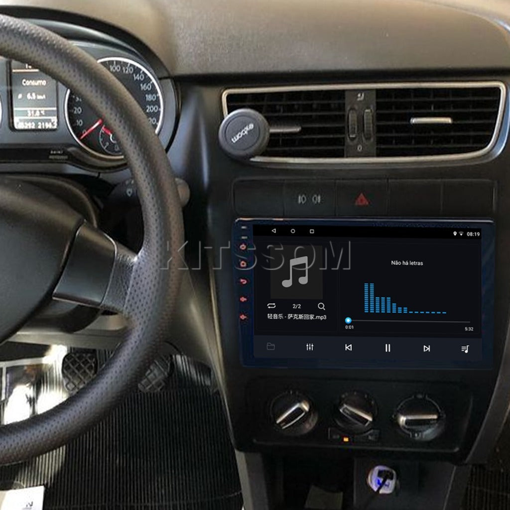 Multimídia Fox 2010 2011 2012 2013 V2 Carplay 9"-V2 CAR AUDIO-Kitssom