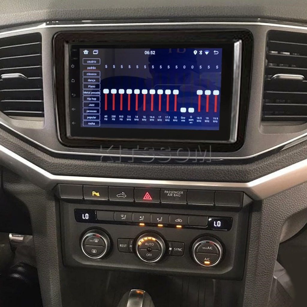 Multimídia Amarok 2017 2018 2019 2020 2021 2022 V2 Carplay 7" 2015 2016-V2 CAR AUDIO-Kitssom