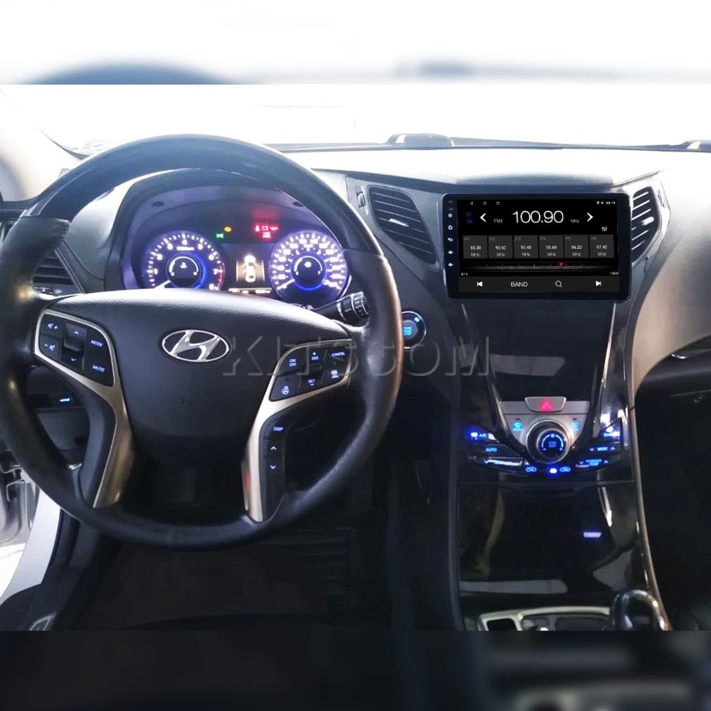 Multimídia Hyundai Azera 2012 2013 2014 V2 Carplay 9"-V2 CAR AUDIO-Kitssom