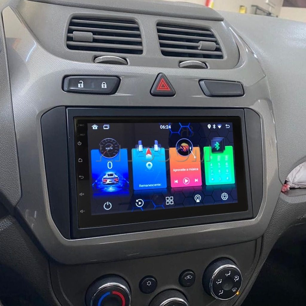 Multimídia Chevrolet Cobalt 2018 2019 2020 2021 V2 Carplay 7" 2013 2014 2015 2016 2017-V2 CAR AUDIO-Kitssom