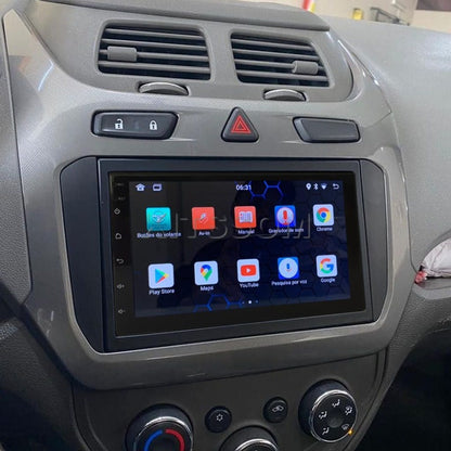 Multimídia Chevrolet Cobalt 2018 2019 2020 2021 V2 Carplay 7" 2013 2014 2015 2016 2017-V2 CAR AUDIO-Kitssom