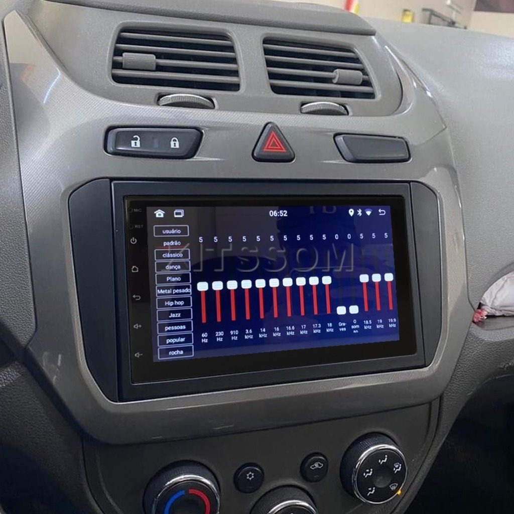 Multimídia Chevrolet Cobalt 2018 2019 2020 2021 V2 Carplay 7" 2013 2014 2015 2016 2017-V2 CAR AUDIO-Kitssom
