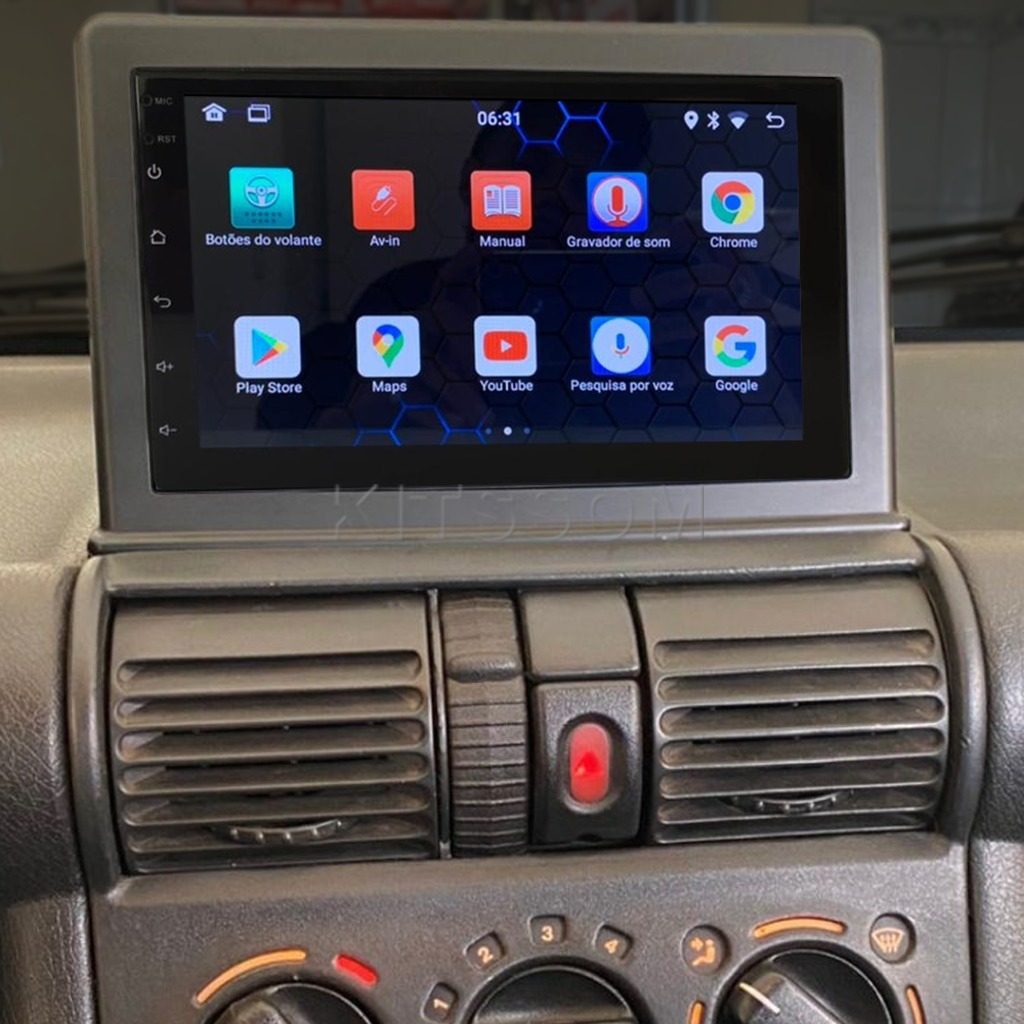 Multimídia Chevrolet Corsa G1 Hatch Sedan Classic V2 Carplay 7