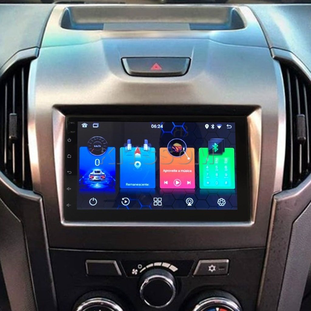 Multimídia Chevrolet S10 2012 2013 2014 2015 2016 V2 Carplay 7"-V2 CAR AUDIO-Kitssom