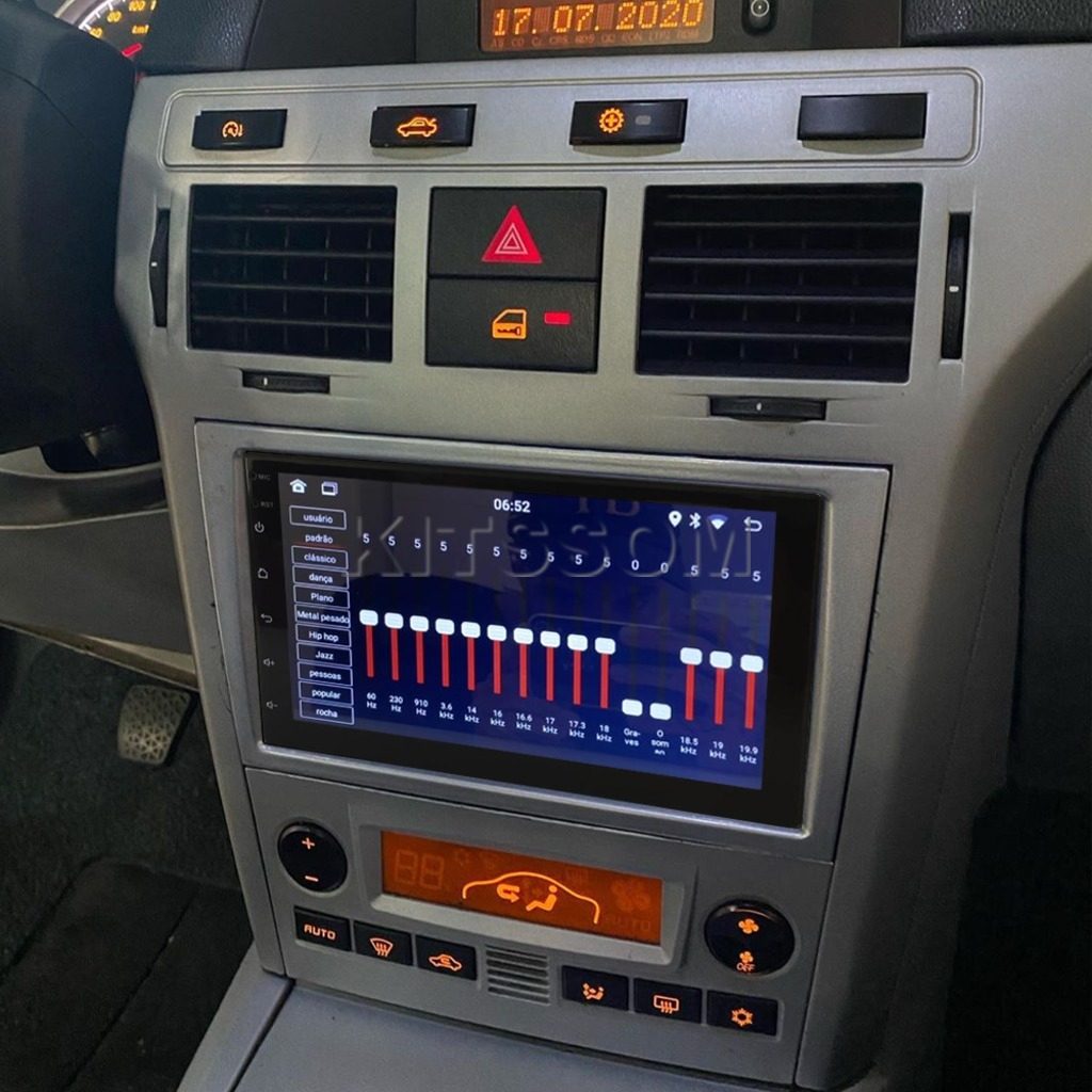 Multimídia Chevrolet Vectra Meriva 2010 2011 2012 V2 Carplay 7" 2007 2008 2009-V2 CAR AUDIO-Kitssom