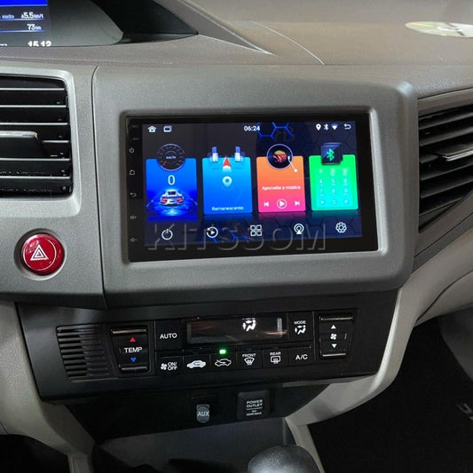 Multimídia Honda Civic G9 2012 2013 2014 2015 2016 V2 Carplay 7"-V2 CAR AUDIO-Kitssom