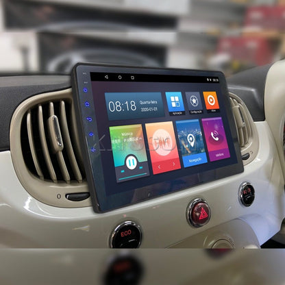 Multimídia Fiat 500 2015 2016 2017 2018 2019 2020 V2 Carplay 9"-V2 CAR AUDIO-Kitssom