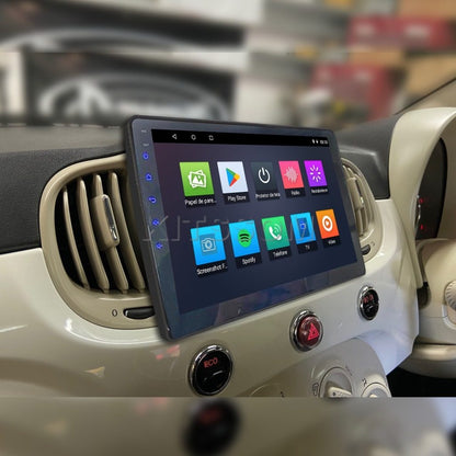 Multimídia Fiat 500 2015 2016 2017 2018 2019 2020 V2 Carplay 9"-V2 CAR AUDIO-Kitssom