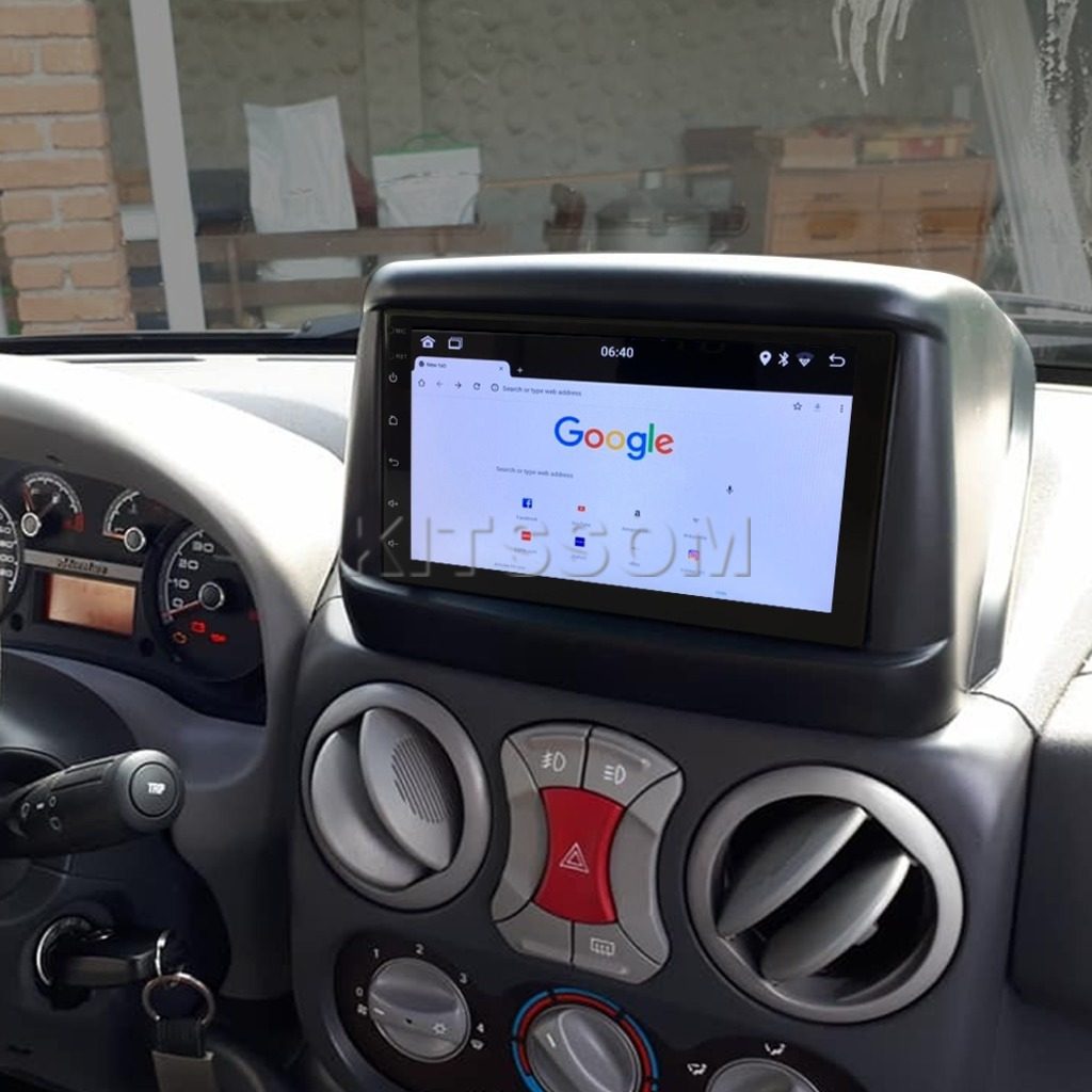 Multimídia Fiat Doblo 2015 2016 2017 2018 2019 V2 Carplay 7" 2011 2012 2013 2014-V2 CAR AUDIO-Kitssom