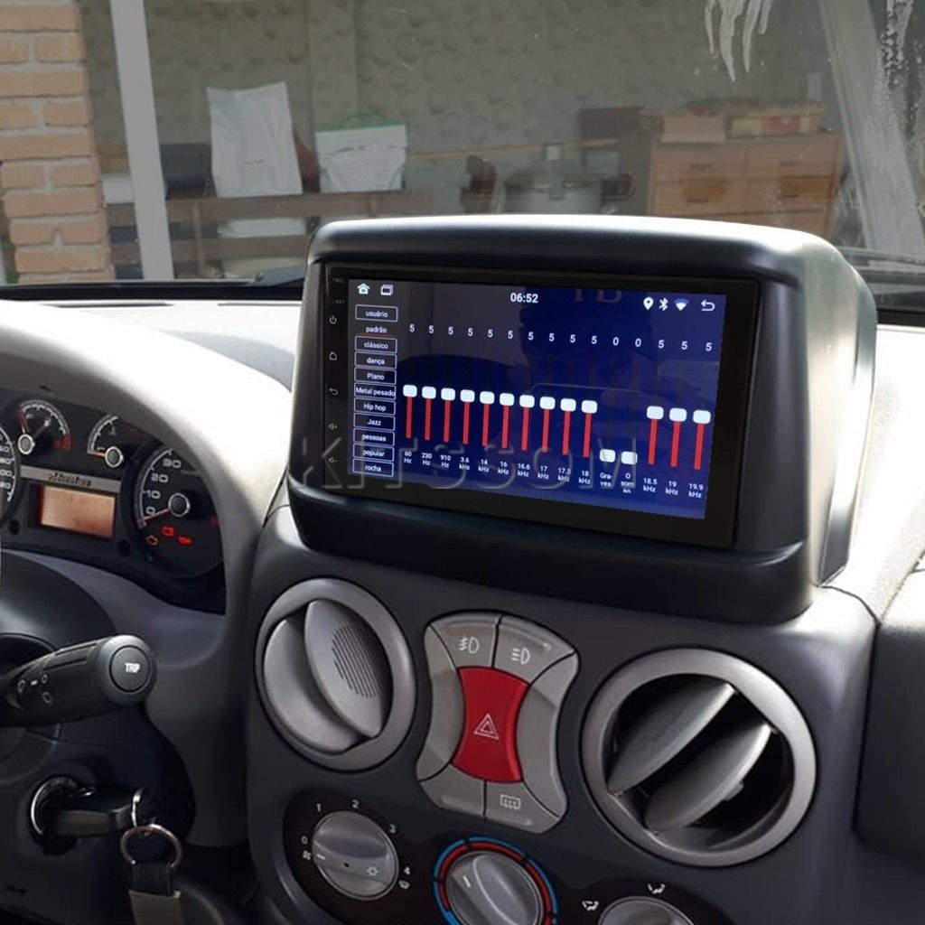 Multimídia Fiat Doblo 2015 2016 2017 2018 2019 V2 Carplay 7" 2011 2012 2013 2014-V2 CAR AUDIO-Kitssom