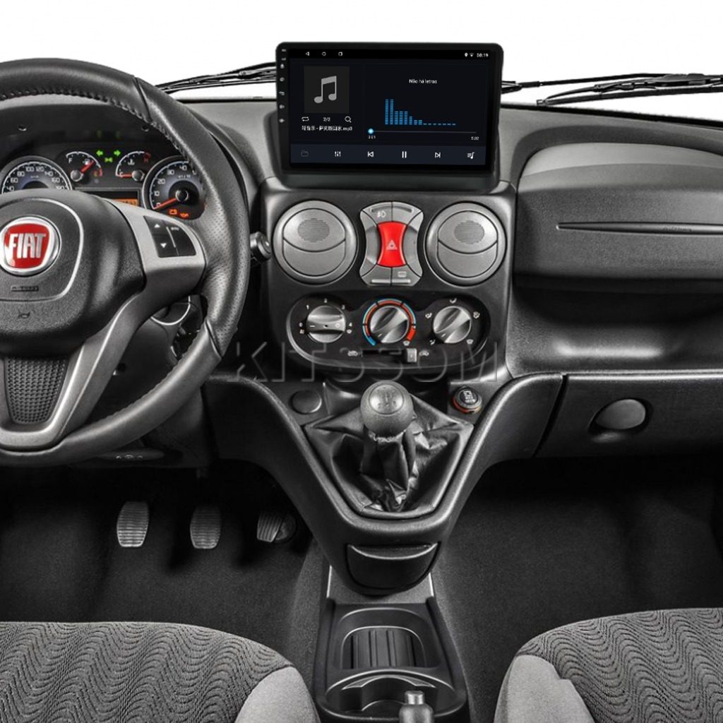 Multimídia Fiat Doblo V2 Carplay 9"-V2 CAR AUDIO-Kitssom