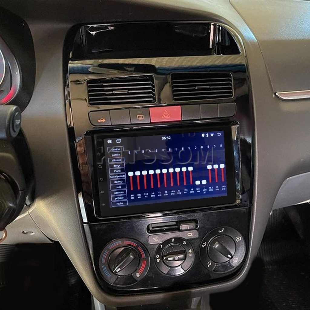 Multimídia Fiat Linea 2009 2010 2011 2012 2013 V2 Carplay 7" 2008-V2 CAR AUDIO-Kitssom
