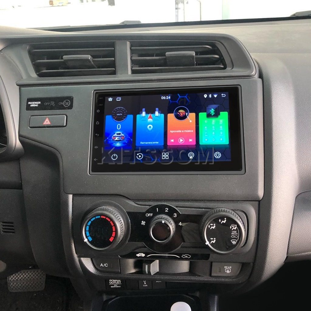 Multimídia Fit 2015 2016 2017 2018 2019 2020 2021 V2 Carplay 7" 2014-V2 CAR AUDIO-Kitssom