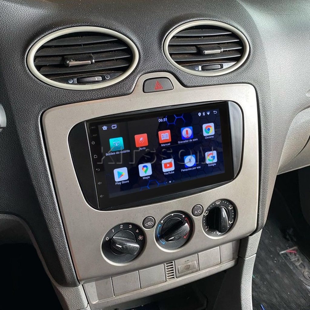 Multimídia Focus 2008 2009 2010 2011 2012 2013 V2 Carplay 7"-V2 CAR AUDIO-Kitssom