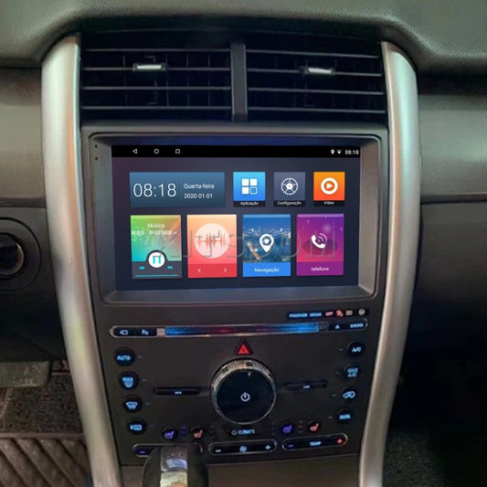 Multimídia Ford Edge 2011 2012 2013 2014 V2 Carplay 9"-V2 CAR AUDIO-Kitssom