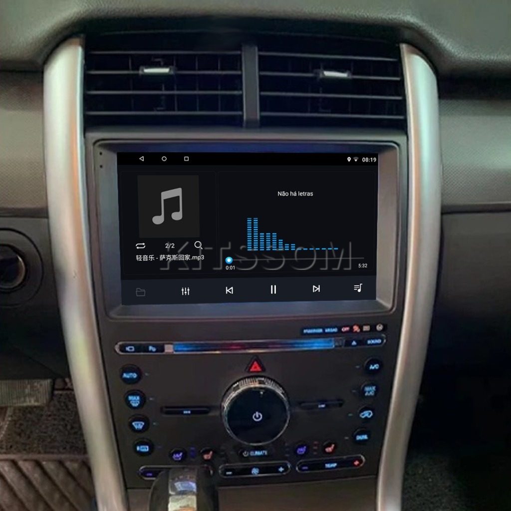 Multimídia Ford Edge 2011 2012 2013 2014 V2 Carplay 9"-V2 CAR AUDIO-Kitssom