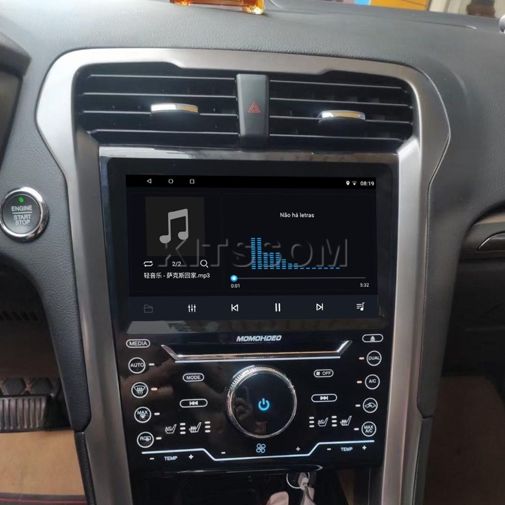 Multimídia Fusion 2014 2015 2016 2017 2018 2019 V2 Carplay 9" 2013-V2 CAR AUDIO-Kitssom
