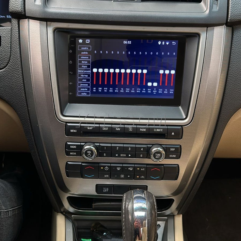 Multimídia Ford Fusion Hybrid 2010 2011 2012 V2 Carplay 7"