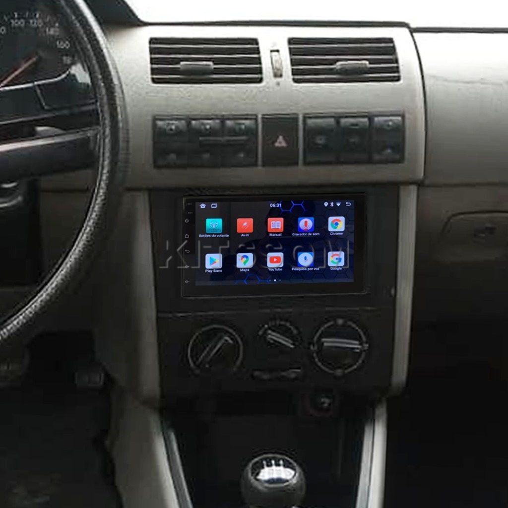 Multimídia Voyage G3 2001 2002 2003 2004 2005 V2 Carplay 7" 1999 2000-V2 CAR AUDIO-Kitssom