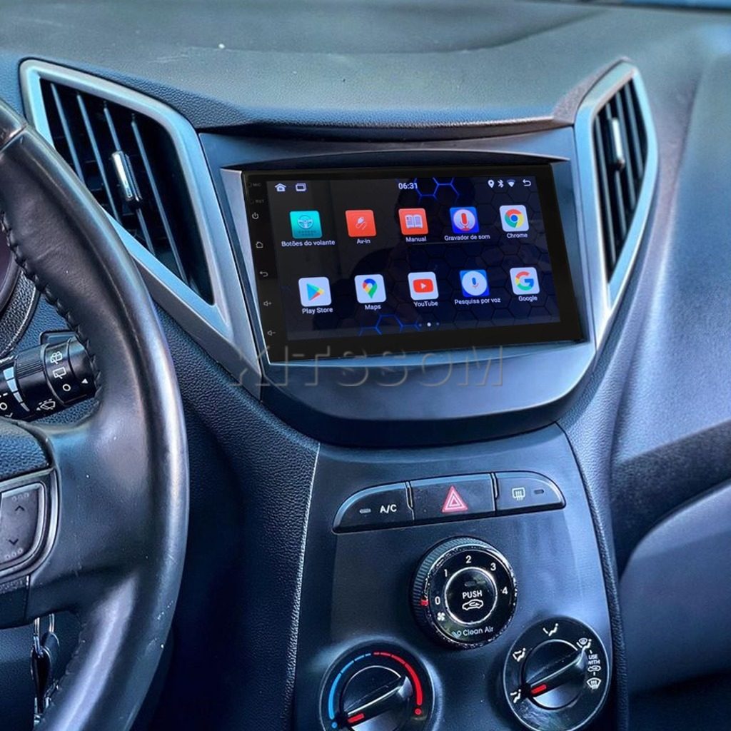 Multimídia HB20 2014 2015 2016 2017 2018 2019 V2 Carplay 7" 2012 2013-V2 CAR AUDIO-Kitssom