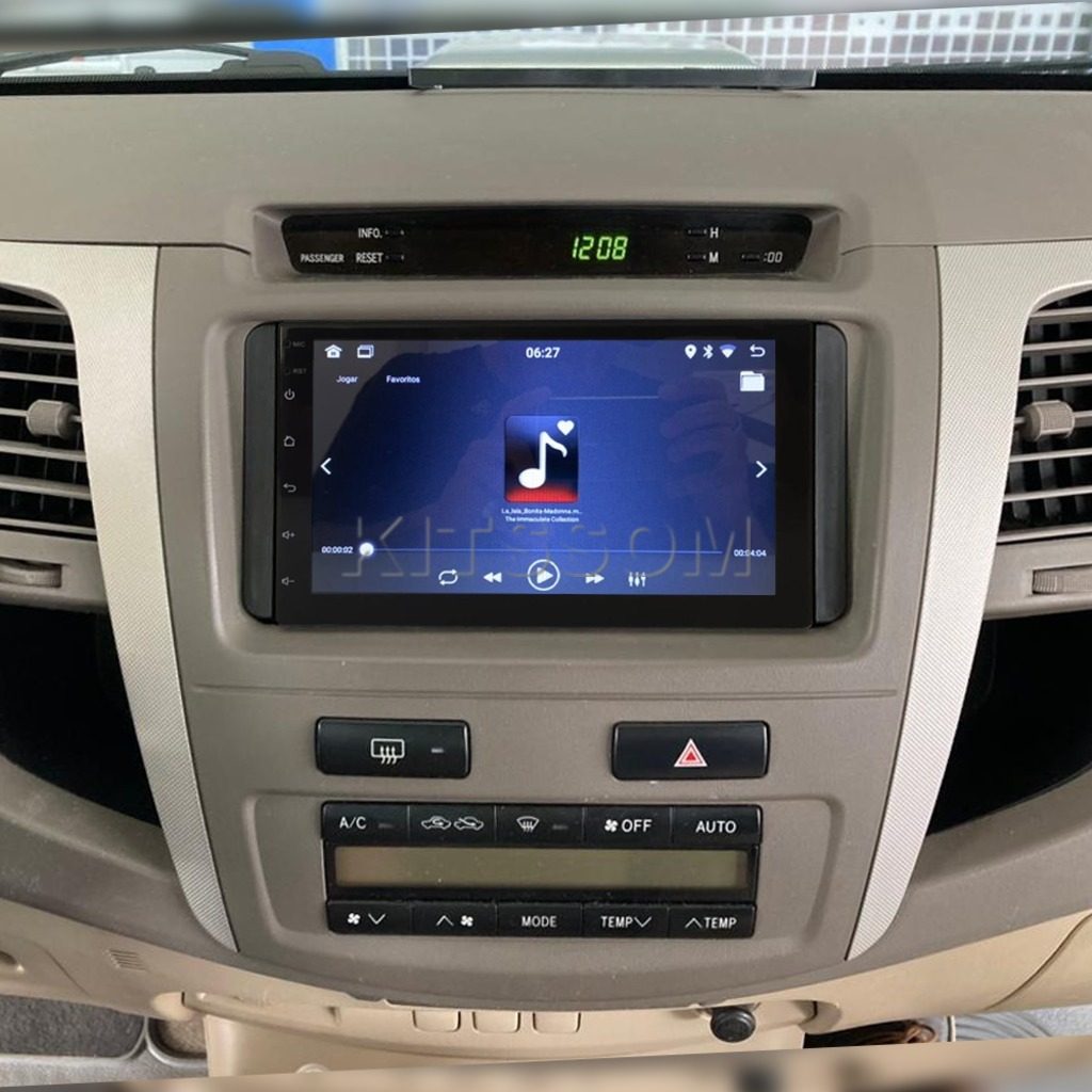 Multimídia Hilux SW4 2007 2008 2009 2010 2011 V2 Carplay 7" 2006-V2 CAR AUDIO-Kitssom