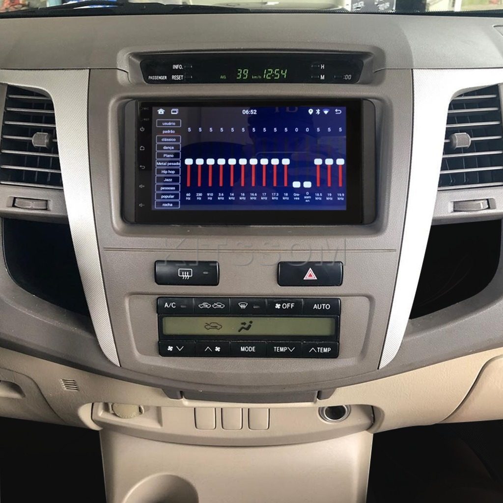 Multimídia Hilux SW4 2007 2008 2009 2010 2011 V2 Carplay 7" 2006-V2 CAR AUDIO-Kitssom