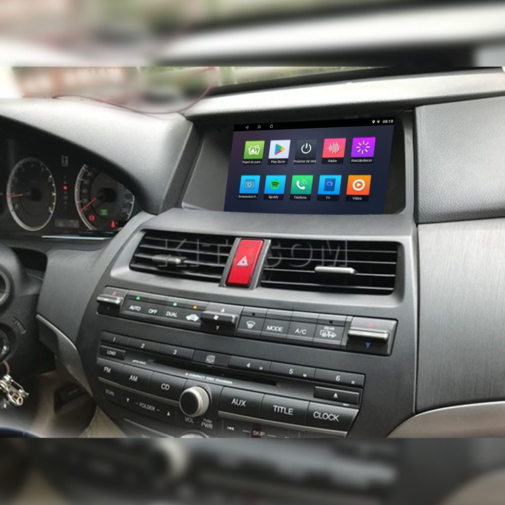Multimídia Honda Accord 2009 2010 2011 2012 2013 V2 Carplay 9" 2008-V2 CAR AUDIO-Kitssom