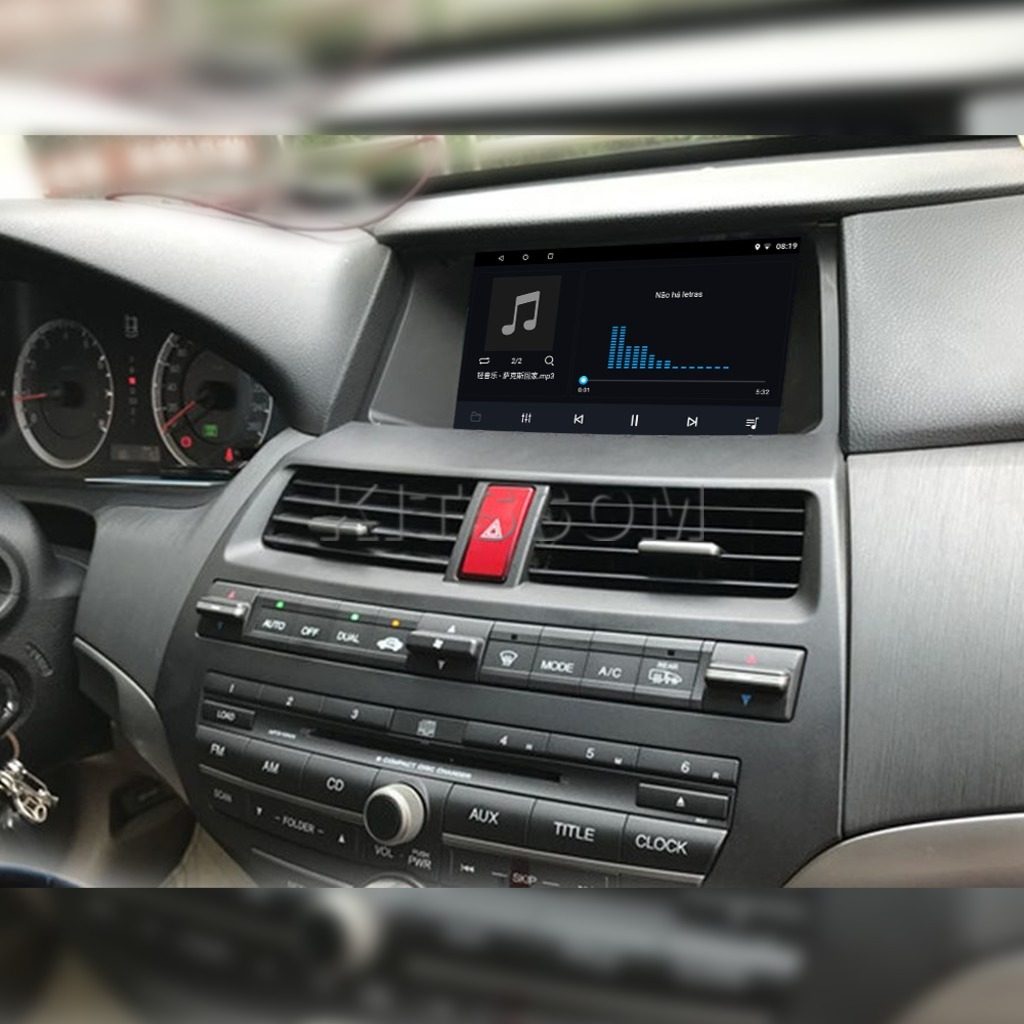 Multimídia Honda Accord 2009 2010 2011 2012 2013 V2 Carplay 9" 2008-V2 CAR AUDIO-Kitssom