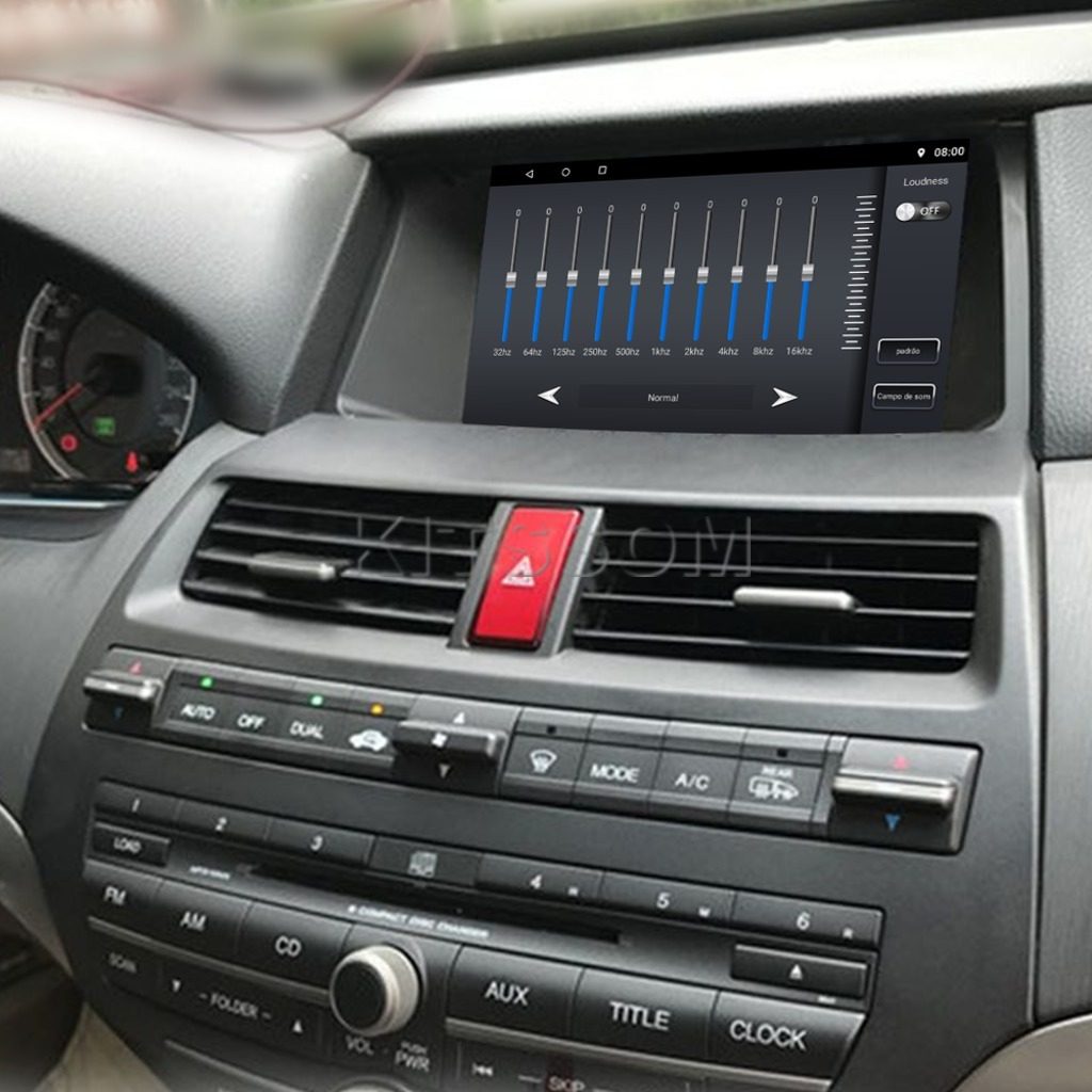 Multimídia Honda Accord 2009 2010 2011 2012 2013 V2 Carplay 9" 2008-V2 CAR AUDIO-Kitssom
