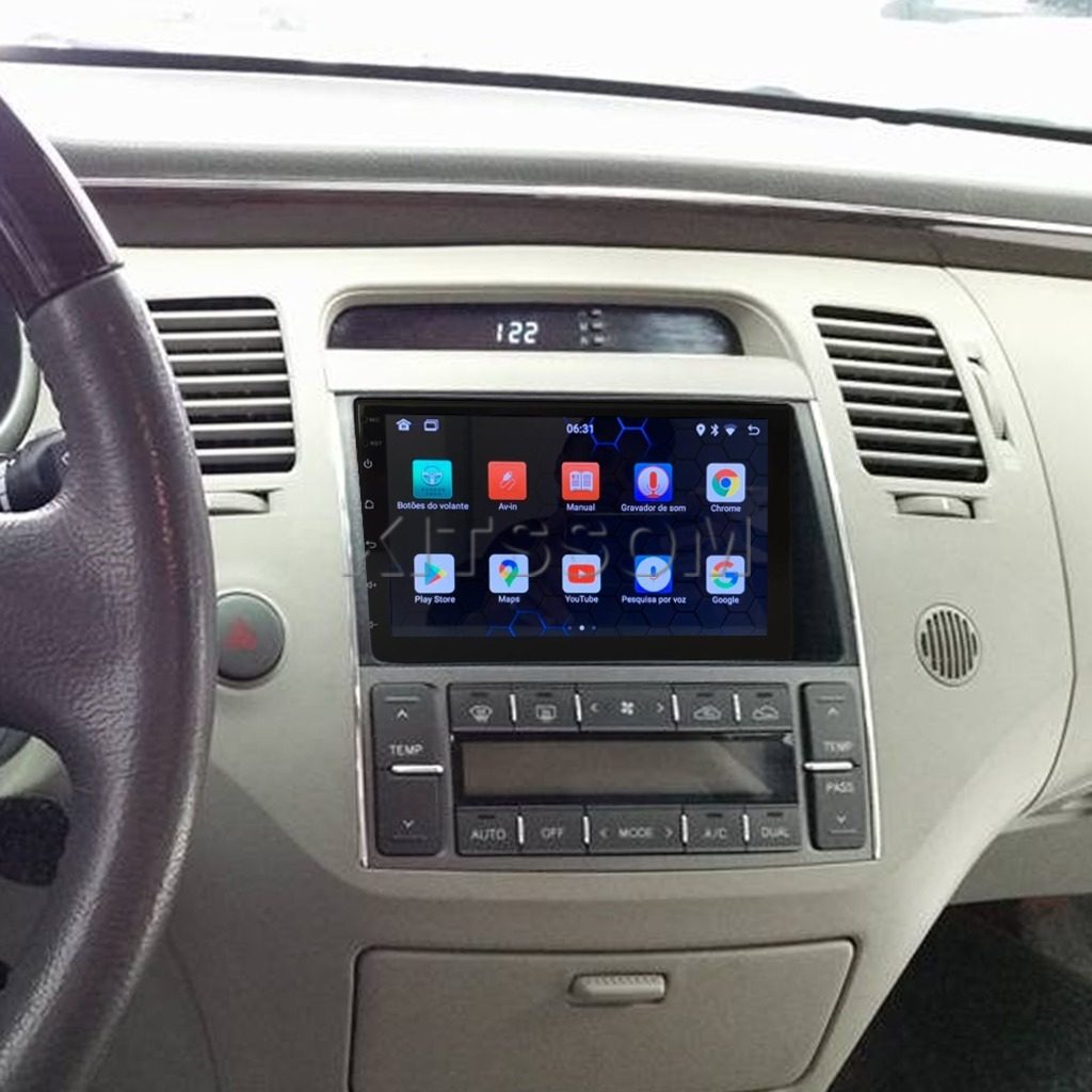 Multimídia Hyundai Azera 2008 2009 2010 2011 V2 Carplay 7"-V2 CAR AUDIO-Kitssom