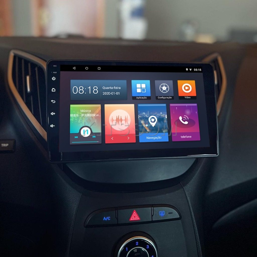 Multimídia HB20 2014 2015 2016 2017 2018 2019 V2 Carplay 9" 2012 2013-V2 CAR AUDIO-Kitssom