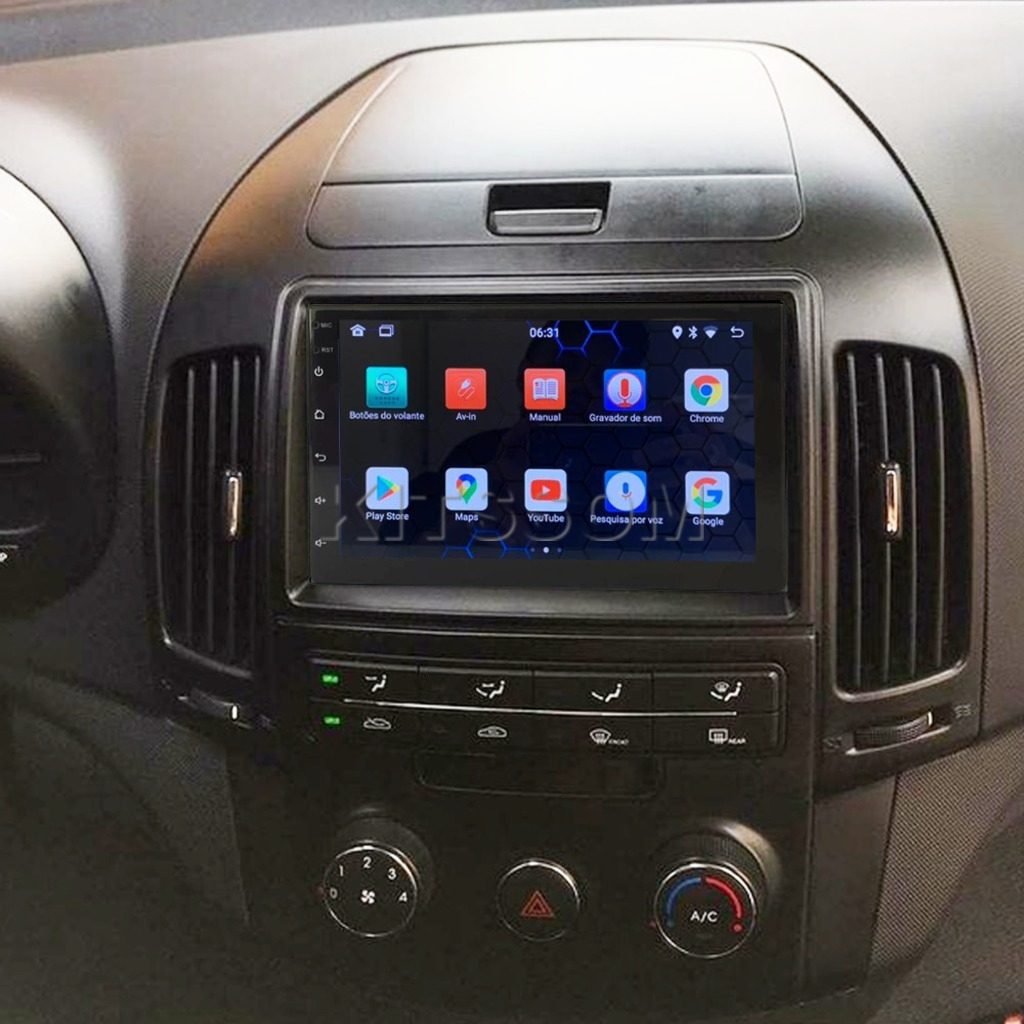 Multimídia Hyundai I30 2009 2010 2011 2012 AC AN V2 Carplay 7"-V2 CAR AUDIO-Kitssom