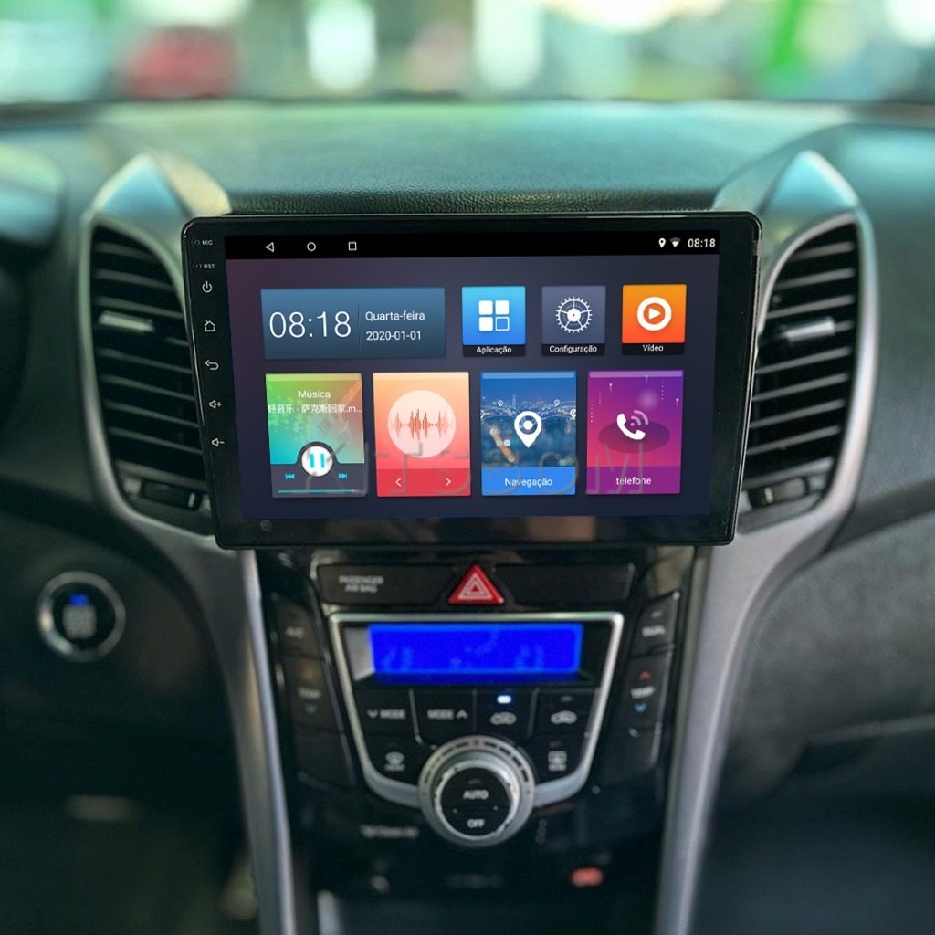Multimídia Hyundai I30 2015 2016 2017 2018 2019 V2 Carplay 9" 2012 2013 2014-V2 CAR AUDIO-Kitssom