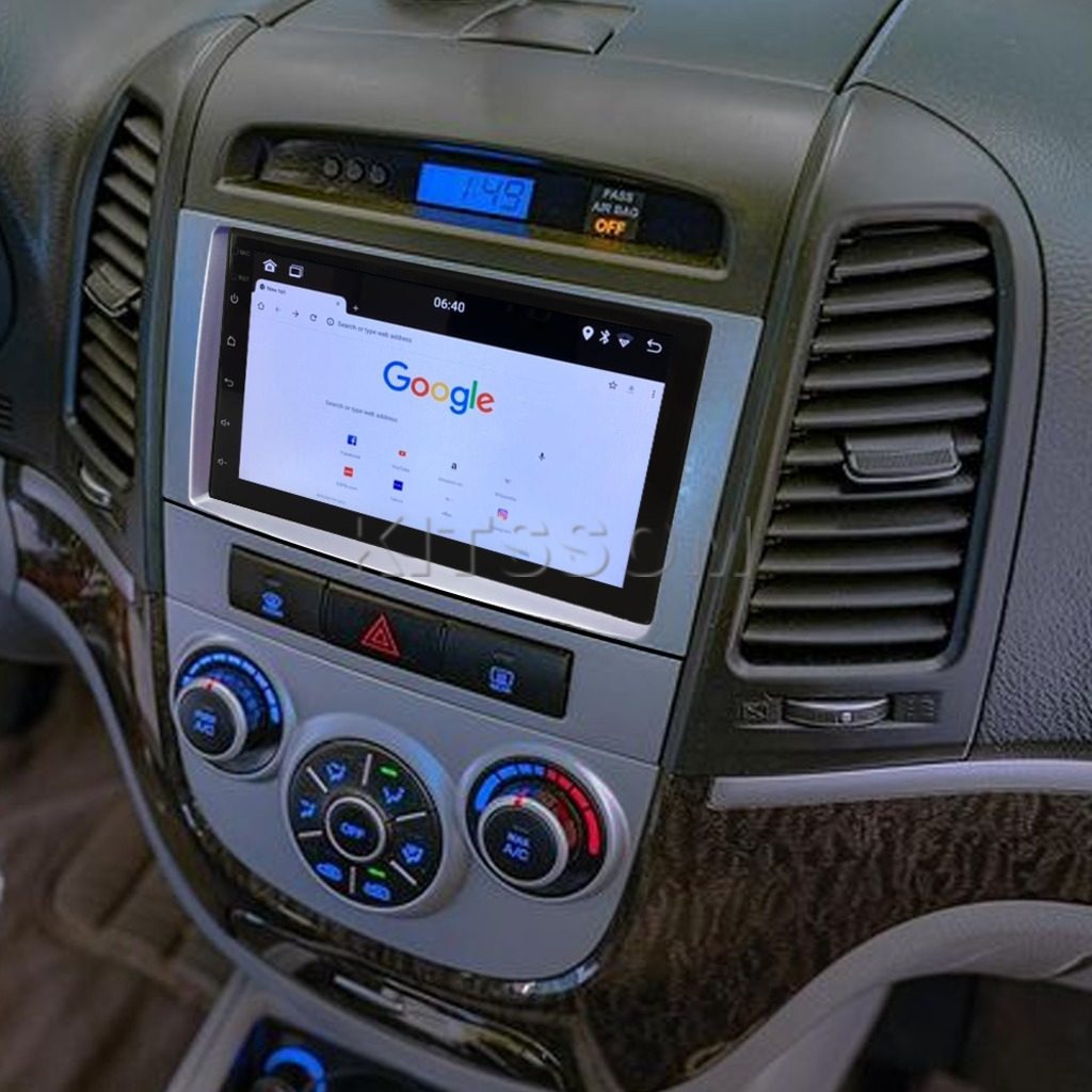 Multimídia Hyundai Santa Fé 2010 2011 2012 2013 V2 Carplay 7" 2008 2009-V2 CAR AUDIO-Kitssom