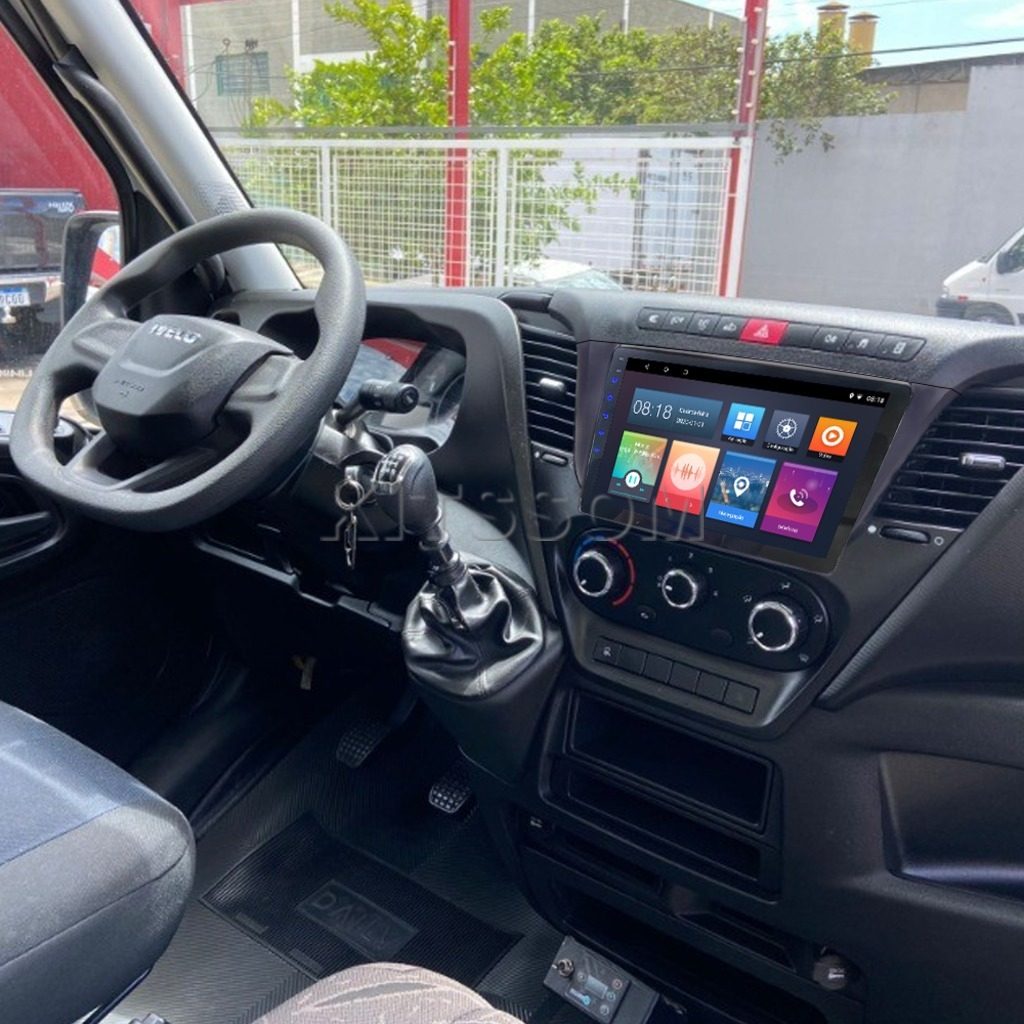 Multimídia Iveco Daily 2019 2020 2021 2022 2023 V2 Carplay 9" 2015 2016 2017 2018-V2 CAR AUDIO-Kitssom