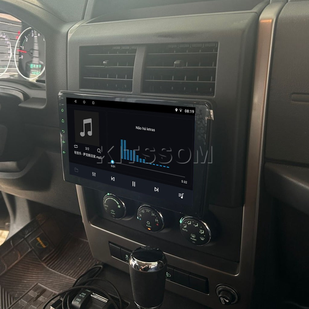 Multimídia Jeep Cherokee Sport 2009 2010 2011 2012 V2 Carplay 9" 2008-V2 CAR AUDIO-Kitssom