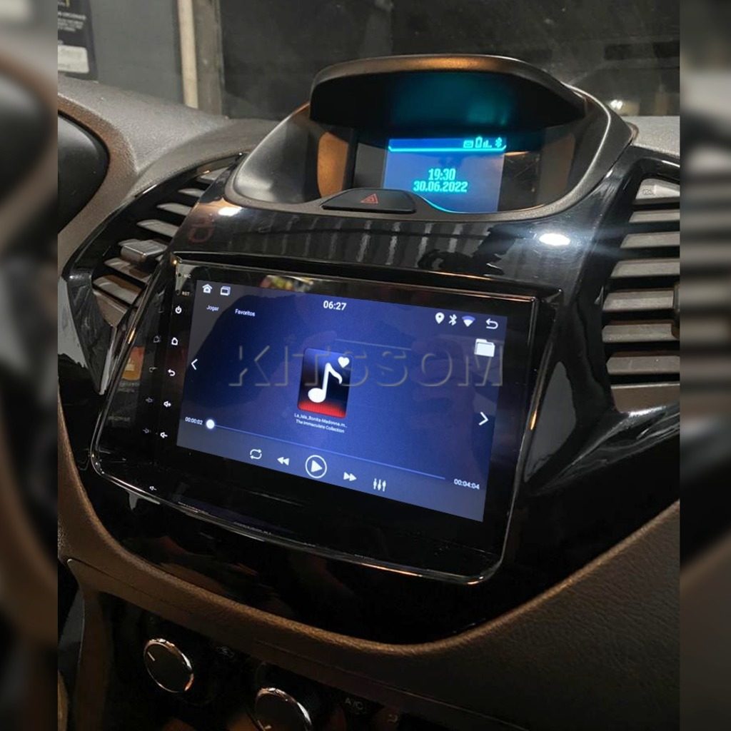 Multimídia Ka 2016 2017 2018 2019 Comp de Bordo V2 Carplay 7" 2014 2015-V2 CAR AUDIO-Kitssom