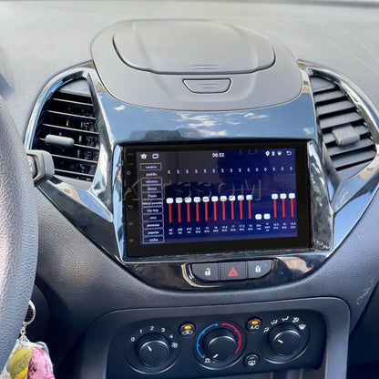 Multimídia Ford Ka 2018 2019 2020 2021 com Botão V2 Carplay 7"-V2 CAR AUDIO-Kitssom