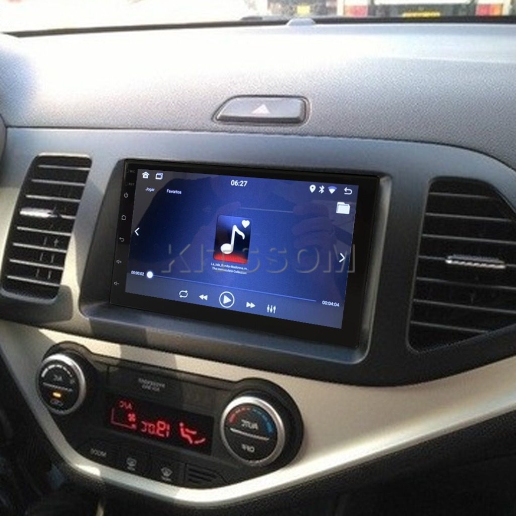Multimídia Kia Picanto 2013 2014 2015 2016 2017 V2 Carplay 7" 2011 2012-V2 CAR AUDIO-Kitssom