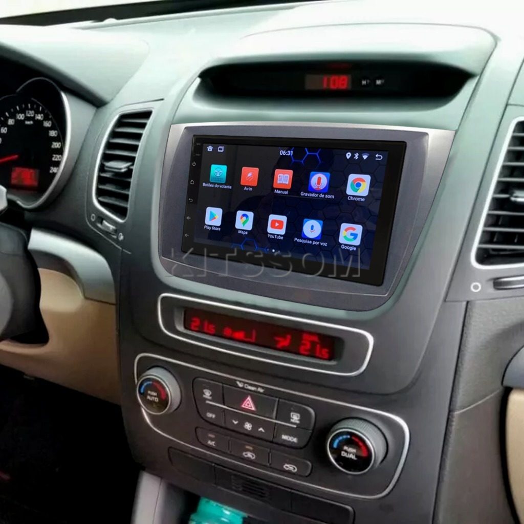 Multimídia Kia Sorento 2013 2014 2015 2016 V2 Carplay 7"-V2 CAR AUDIO-Kitssom