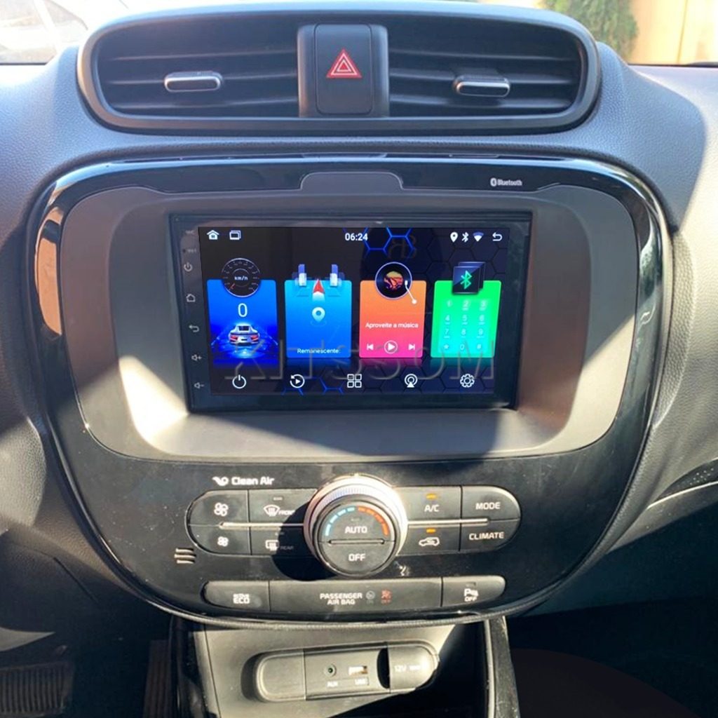 Multimídia Kia Soul 2014 2015 2016 2017 2018 2019 V2 Carplay 7"-V2 CAR AUDIO-Kitssom