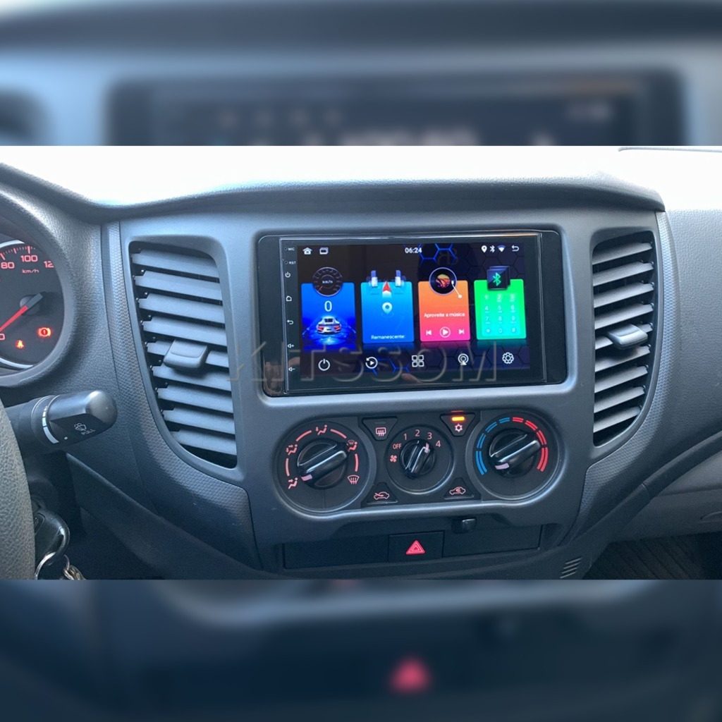 Multimídia L200 2019 2020 2021 2022 2023 V2 Carplay 7"-V2 CAR AUDIO-Kitssom